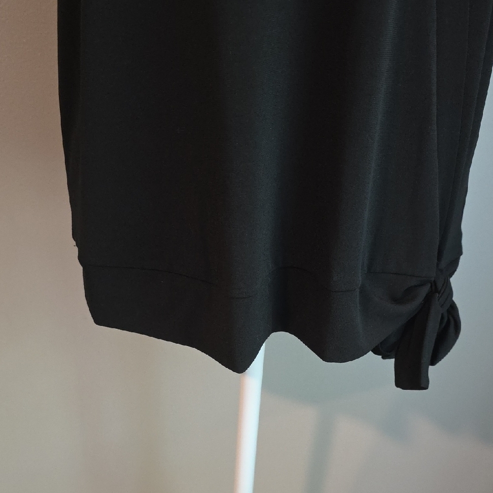 Liz Claiborne Black Blouse Size Large - Picture 4 of 7